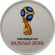 Russia 25 Roubles 2018 FIFA World Cup Russia (Colored) 2018 ММД Moscow Mint FIFA WORLD CUP RUSSIA 2018 coin reverse Russia 25 Roubles 2018 FIFA World Cup Russia (Colored) 2018 ММД Moscow Mint FIFA WORLD CUP RUSSIA 2018 coin reverse
