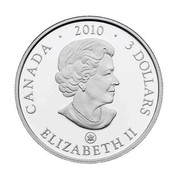 Canada 3 Dollars Return of the Tyee 2010 KM# 978 CANADA ∙ 2010 ∙ 3 DOLLARS ELIZABETH II SB coin obverse Canada 3 Dollars Return of the Tyee 2010 KM# 978 CANADA ∙ 2010 ∙ 3 DOLLARS ELIZABETH II SB coin obverse