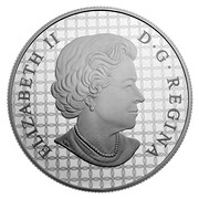 Canada 30 Dollars 75th Anniversary of the Declaration of the Second World War 2014 Proof KM# 1727 ELIZABETH II D∙G∙REGINA coin obverse Canada 30 Dollars 75th Anniversary of the Declaration of the Second World War 2014 Proof KM# 1727 ELIZABETH II D∙G∙REGINA coin obverse