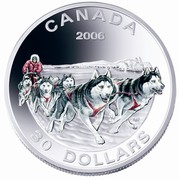 Canada 30 Dollars Canadian North 2006 Proof KM# 671 CANADA 2006 AN 30 DOLLARS coin reverse Canada 30 Dollars Canadian North 2006 Proof KM# 671 CANADA 2006 AN 30 DOLLARS coin reverse