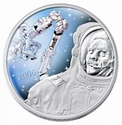 Canada 30 Dollars Fifth Anniversary of Canadarm 2006 Proof KM# 668 2006 coin reverse Canada 30 Dollars Fifth Anniversary of Canadarm 2006 Proof KM# 668 2006 coin reverse