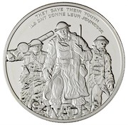 Canada 30 Dollars National War Memorial 2006 Proof KM# 669 THEY GAVE THEIR YOUTH ILS ONT DONNÉ LEUR JEUNESSE CANADA coin reverse Canada 30 Dollars National War Memorial 2006 Proof KM# 669 THEY GAVE THEIR YOUTH ILS ONT DONNÉ LEUR JEUNESSE CANADA coin reverse