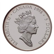 Canada 5 Dollars Dr. Norman Bethune 1998 Proof KM# 316 ELIZABETH II CANADA 1998 ∙ 5 DOLLARS coin obverse Canada 5 Dollars Dr. Norman Bethune 1998 Proof KM# 316 ELIZABETH II CANADA 1998 ∙ 5 DOLLARS coin obverse