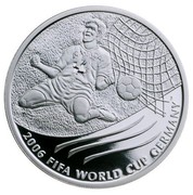 Canada 5 Dollars F.I.F.A World Cup 2006 2003 Proof KM# 518 2006 FIFA WORLD CUP GERMANY coin reverse