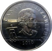 Canada 50 Cents Ice Hockey - Miga 2010 KM# 964 CANADA ∙ ELIZABETH II 2010 coin obverse Canada 50 Cents Ice Hockey - Miga 2010 KM# 964 CANADA ∙ ELIZABETH II 2010 coin obverse
