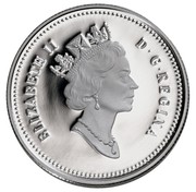 Canada 50 Cents Tonkinese 1999 Proof KM# 336 ELIZABETH II D. G. REGINA coin obverse