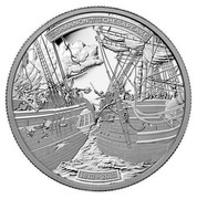 Canada 50 Dollars HMS Shannon & USS Chesapeake 2013 Proof KM# 1429 THE SHANNON AND THE CHESAPEAKE LE ET LE 1813-2013 coin reverse