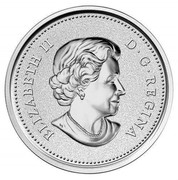 Canada 50 Dollars The Beaver Family 2013 Proof KM# 1399 ELIZABETH II D ∙ G ∙ REGINA coin obverse