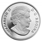 Canada 50 Dollars The First Bank Notes 2010 Proof KM# 1008 ELIZABETH II D ∙ G ∙ REGINA coin obverse Canada 50 Dollars The First Bank Notes 2010 Proof KM# 1008 ELIZABETH II D ∙ G ∙ REGINA coin obverse