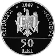 Moldova 50 Lei Pottery - folkloric tradition 2007 Proof KM# 41 2007 REPUBLICA MOLDOVA 50 LEI coin obverse Moldova 50 Lei Pottery - folkloric tradition 2007 Proof KM# 41 2007 REPUBLICA MOLDOVA 50 LEI coin obverse