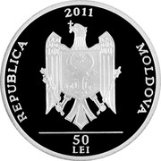 Moldova 50 Lei Romanian philologist Bogdan Petriceicu Hasdeu 2011 Proof KM# 65 2011 REPUBLICA MOLDOVA 50 LEI coin obverse Moldova 50 Lei Romanian philologist Bogdan Petriceicu Hasdeu 2011 Proof KM# 65 2011 REPUBLICA MOLDOVA 50 LEI coin obverse