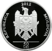Moldova 50 Lei Soroca Fortress 2012 Proof KM# 73 2012 REPUBLICA MOLDOVA 50 LEI coin obverse Moldova 50 Lei Soroca Fortress 2012 Proof KM# 73 2012 REPUBLICA MOLDOVA 50 LEI coin obverse