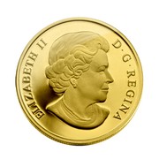 Canada 500 Dollars Canada's First Gold Coins 2010 Proof KM# 1007 ELIZABETH II D G REGINA coin obverse Canada 500 Dollars Canada's First Gold Coins 2010 Proof KM# 1007 ELIZABETH II D G REGINA coin obverse