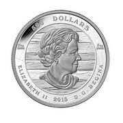 Canada 500 Dollars EMILY CARR 2013 Proof KM# 1538 500 DOLLARS 5 KG 9999 5 KG 9999 ELIZABETH II 2013 D ∙ G ∙ REGINA coin obverse Canada 500 Dollars EMILY CARR 2013 Proof KM# 1538 500 DOLLARS 5 KG 9999 5 KG 9999 ELIZABETH II 2013 D ∙ G ∙ REGINA coin obverse