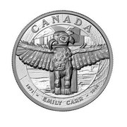 Canada 500 Dollars EMILY CARR 2013 Proof KM# 1538 CANADA 1871 - EMILY CARR - 1945 coin reverse Canada 500 Dollars EMILY CARR 2013 Proof KM# 1538 CANADA 1871 - EMILY CARR - 1945 coin reverse