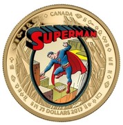 Canada 75 Dollars Superman 2013 Proof KM# 1450 CANADA SUPERMAN 75 DOLLARS CANADA 2013 coin reverse Canada 75 Dollars Superman 2013 Proof KM# 1450 CANADA SUPERMAN 75 DOLLARS CANADA 2013 coin reverse
