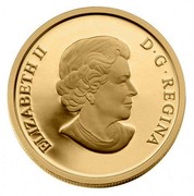 Canada 75 Dollars Winter - Maple Leaf 2010 Proof KM# 1005 ELIZABETH II D ∙ G ∙ REGINA coin obverse Canada 75 Dollars Winter - Maple Leaf 2010 Proof KM# 1005 ELIZABETH II D ∙ G ∙ REGINA coin obverse