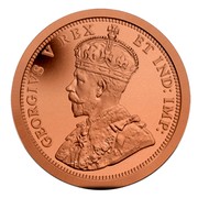 Canada Cent Canada Centenary 1911-2011 Proof KM# 1153 GEORGIVS V REX ET IND:IMP: coin obverse Canada Cent Canada Centenary 1911-2011 Proof KM# 1153 GEORGIVS V REX ET IND:IMP: coin obverse