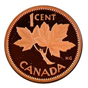 Canada Cent Elizabeth II Golden Jubilee 1953-2003 Proof KM# 468 1 CENT KG CANADA coin reverse Canada Cent Elizabeth II Golden Jubilee 1953-2003 Proof KM# 468 1 CENT KG CANADA coin reverse