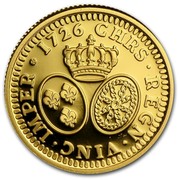 Canada Dollar Louis d'Or Aux Deux L 2007 Proof KM# 756 VINC IMPER 1726 CHRS REGN coin reverse Canada Dollar Louis d'Or Aux Deux L 2007 Proof KM# 756 VINC IMPER 1726 CHRS REGN coin reverse