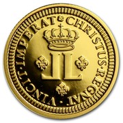 Canada Dollar Louis d'Or Aux Deux L 2008 Proof KM# 834 VINCIT ∙ IMPERAT ∙ CHRISTUS ∙ REGNAT coin reverse Canada Dollar Louis d'Or Aux Deux L 2008 Proof KM# 834 VINCIT ∙ IMPERAT ∙ CHRISTUS ∙ REGNAT coin reverse