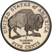 USA Five Cents Jefferson - Westward Expansion - Lewis & Clark Bicentennial 2005 S Proof KM# 368 UNITED STATES OF AMERICA E PLURIBUS UNUM FIVE CENTS coin reverse USA Five Cents Jefferson - Westward Expansion - Lewis & Clark Bicentennial 2005 S Proof KM# 368 UNITED STATES OF AMERICA E PLURIBUS UNUM FIVE CENTS coin reverse