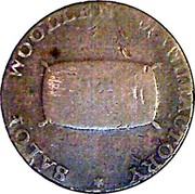UK Halfpenny (Shropshire - Shrewsbury) SALOP WOOLLEN MANUFACTORY coin reverse