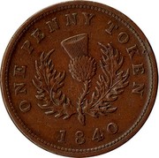 Canada One Penny Token Victoria 1840 KM# 4 ONE PENNY TOKEN coin reverse Canada One Penny Token Victoria 1840 KM# 4 ONE PENNY TOKEN coin reverse
