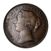Canada One Penny Token Victoria 1856 Without LCW KM# 6 VICTORIA D:G: BRITANNIAR:REG:F:D: 1856 coin obverse Canada One Penny Token Victoria 1856 Without LCW KM# 6 VICTORIA D:G: BRITANNIAR:REG:F:D: 1856 coin obverse