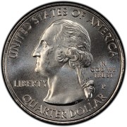 USA Quarter Dollar Shenandoah National Park 2014 P KM# 567 UNITED STATES OF AMERICA QUARTER DOLLAR LIBERTY IN GOD WE TRUST D coin obverse