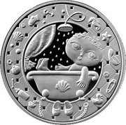Belarus Rouble Aquarius 2009 KM# 332 coin reverse Belarus Rouble Aquarius 2009 KM# 332 coin reverse