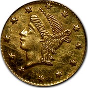USA 1/4 Dollar Round Liberty 1853 - coin obverse USA 1/4 Dollar Round Liberty 1853 - coin obverse