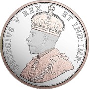 Canada 1 Cent Small Leaves Design (1911) 2017 Proof GEORGIVS V REX ET IND IMP BM coin obverse Canada 1 Cent Small Leaves Design (1911) 2017 Proof GEORGIVS V REX ET IND IMP BM coin obverse