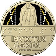 Australia 1 Dollar Invictus Games Sydney 2018 2018 UNC in Coincard ⠠⠎⠽⠙⠝⠑⠽ ⠼⠈⠓ INVICTUS GAMES SYDNEY 2018 AS coin reverse Australia 1 Dollar Invictus Games Sydney 2018 2018 UNC in Coincard ⠠⠎⠽⠙⠝⠑⠽ ⠼⠈⠓ INVICTUS GAMES SYDNEY 2018 AS coin reverse