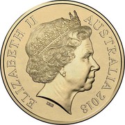 Australia 1 Dollar Sir John Monash 2018 Coincard ELIZABETH II AUSTRALIA 2018 IRB coin obverse Australia 1 Dollar Sir John Monash 2018 Coincard ELIZABETH II AUSTRALIA 2018 IRB coin obverse