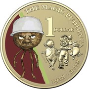 Australia 1 Dollar The Magic Pudding 2018 UNC in Slipcase THE MAGIC PUDDING 1 DOLLAR 1918 - 2018 coin reverse Australia 1 Dollar The Magic Pudding 2018 UNC in Slipcase THE MAGIC PUDDING 1 DOLLAR 1918 - 2018 coin reverse