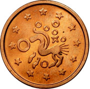 UK 1 ECU Nova Europae 1991 - coin obverse