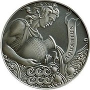 Belarus 1 Rouble Aquarius 2014 Antique finish KM# B457 AQUARIUS coin reverse Belarus 1 Rouble Aquarius 2014 Antique finish KM# B457 AQUARIUS coin reverse