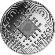 Belarus 1 Rouble The financial system of Belarus 100 years 2018 Proof-like ФІНАНСАВАЯ СІСТЭМА БЕЛАРУСІ 100 ГОД coin reverse