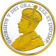 Canada 10 Cents Legacy of the Dime - Dot 2018 Dot Proof GEORGIVS V DEI GRA: REX ET IND: IMP: B.M. coin obverse