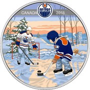 Canada 10 Dollars Learning to Play - Edmonton Oilers 2018 Matte Proof CANADA 2018 JM coin reverse