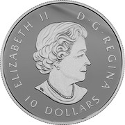 Canada 10 Dollars Learning to Play - Toronto Maple Leafs 2018 Matte Proof ELIZABETH II D G REGINA 10 DOLLARS coin obverse