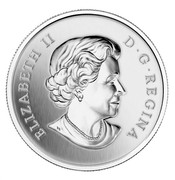 Canada 10 Dollars Maple Leaf Forever 2011 Proof KM# 1158 ELIZABETH II D ∙ G ∙ REGINA coin obverse Canada 10 Dollars Maple Leaf Forever 2011 Proof KM# 1158 ELIZABETH II D ∙ G ∙ REGINA coin obverse
