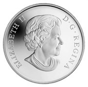 Canada 10 Dollars The Wood Bison 2011 Proof KM# 1201 ELIZABETH II D ∙ G ∙ REGINA coin obverse Canada 10 Dollars The Wood Bison 2011 Proof KM# 1201 ELIZABETH II D ∙ G ∙ REGINA coin obverse