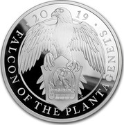 UK 10 Pounds Queen's Beasts Falcon 2019 2019 • FALCON OF THE PLANTAGENETS • JC coin reverse UK 10 Pounds Queen's Beasts Falcon 2019 2019 • FALCON OF THE PLANTAGENETS • JC coin reverse