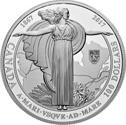 Canada 100 Dollars A Mari Usque Ad Mare - The Diamond Jubilee of the Confederation of Canada 2017 Proof 1867 2017 CANADA A•MARI•VSQVE•AD•MARE 100 DOLLARS RD coin reverse Canada 100 Dollars A Mari Usque Ad Mare - The Diamond Jubilee of the Confederation of Canada 2017 Proof 1867 2017 CANADA A•MARI•VSQVE•AD•MARE 100 DOLLARS RD coin reverse