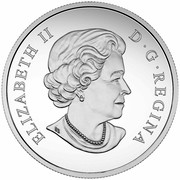 Canada 100 Dollars Noble Elk 2016 Matte Proof KM# 2237 ELIZABETH II D ∙ G ∙ REGINA coin obverse Canada 100 Dollars Noble Elk 2016 Matte Proof KM# 2237 ELIZABETH II D ∙ G ∙ REGINA coin obverse
