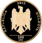 Moldova 100 Lei Adrian Paunescu 2013 Proof REPUBLICA 2013 MOLDOVA 100 LEI coin obverse Moldova 100 Lei Adrian Paunescu 2013 Proof REPUBLICA 2013 MOLDOVA 100 LEI coin obverse