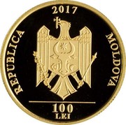 Moldova 100 Lei Mihail Kogalniceanu 2017 proof 2017 REPUBLICA MOLDOVA 100 LEI coin obverse Moldova 100 Lei Mihail Kogalniceanu 2017 proof 2017 REPUBLICA MOLDOVA 100 LEI coin obverse