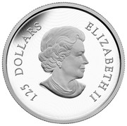 Canada 125 Dollars 350th anniversary of the introduction of the Canadian Horse 2015 Proof KM# 1824 125 DOLLARS ELIZABETH II coin obverse Canada 125 Dollars 350th anniversary of the introduction of the Canadian Horse 2015 Proof KM# 1824 125 DOLLARS ELIZABETH II coin obverse